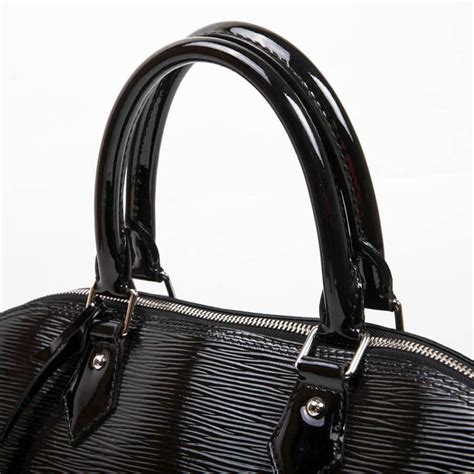 black patent leather louis vuitton purse|louis vuitton black epi leather.